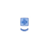 Glass Dinnerware 3.5" x 3.5" x h:1.25" 3 oz. Square Blue Glass Ramekin (Set of 6)